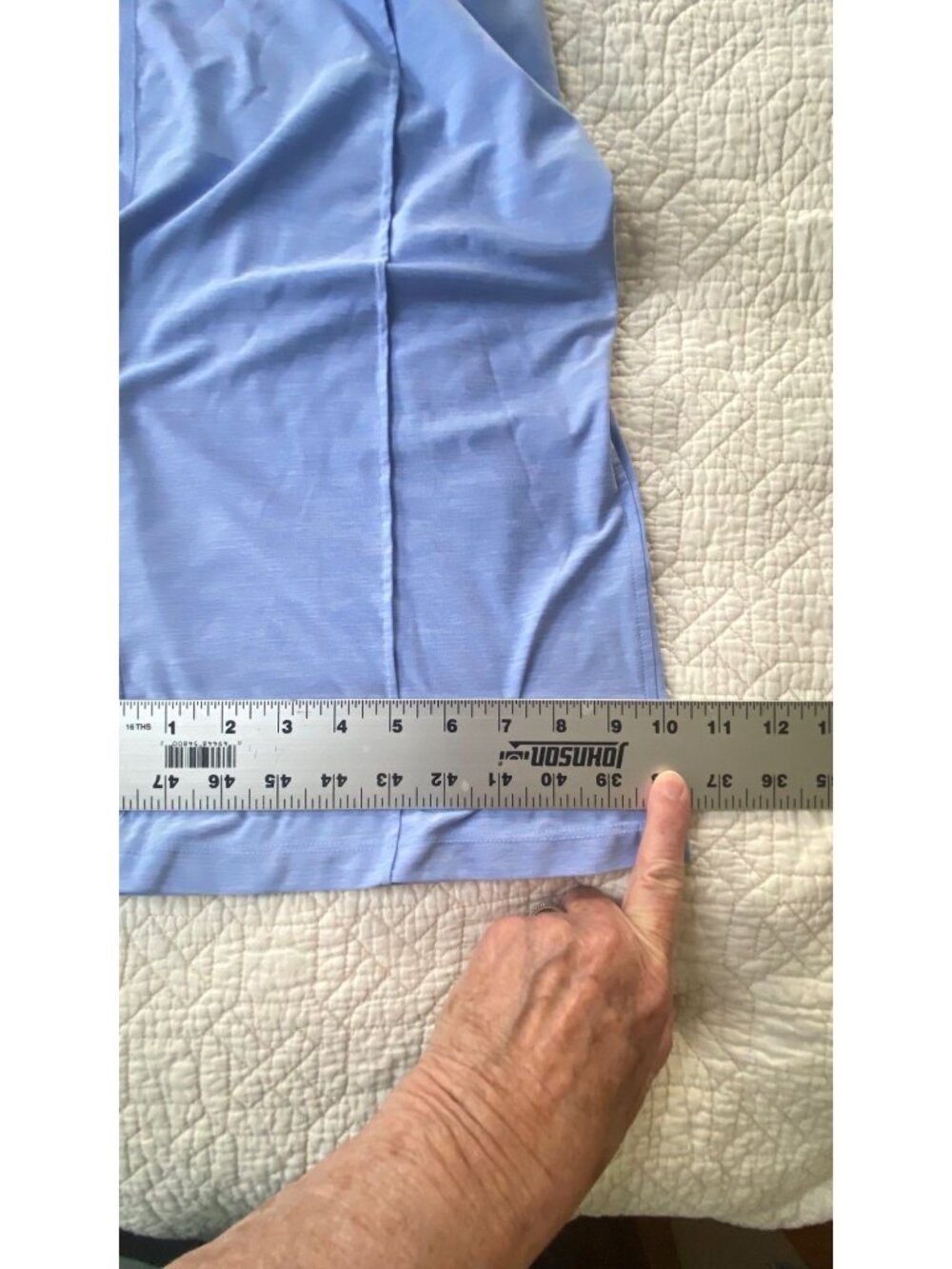Duluth Armachillo Wide Leg Cropped Capri Lounge Pajama Pants Blue Cool Stretchy - Picture 5 of 9